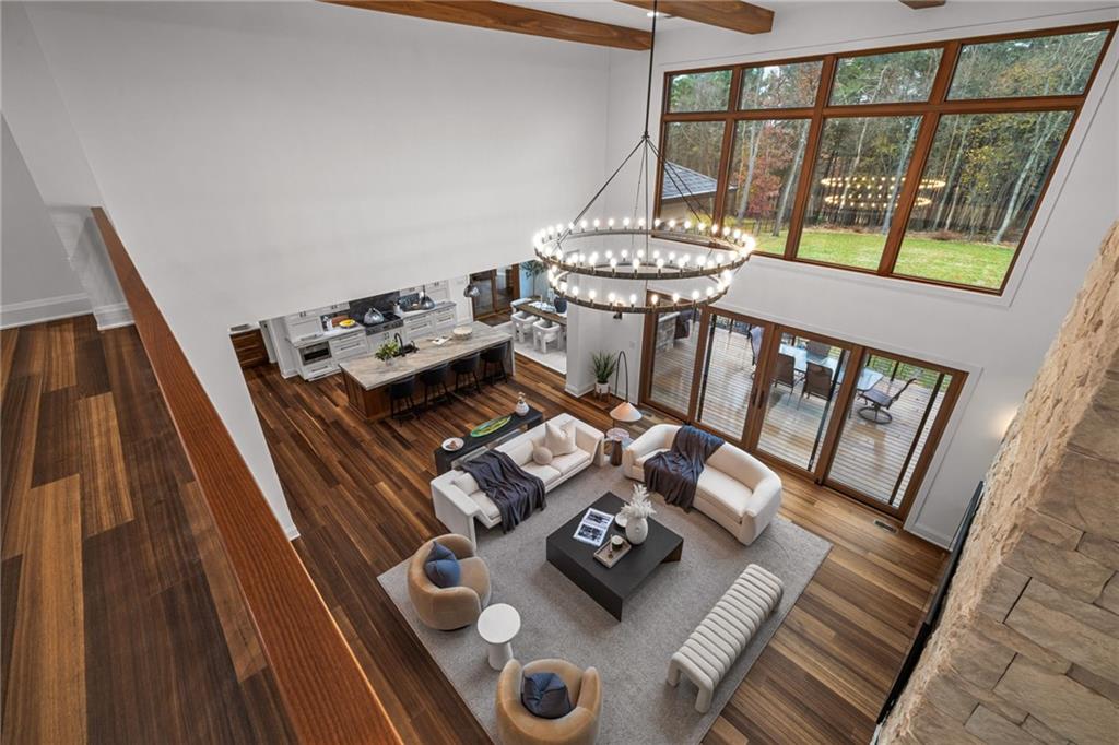 10485 Grubbs Road Wexford, PA 15090 - Photo 29 of 50 View of the two-story great room from the upper cat walk.