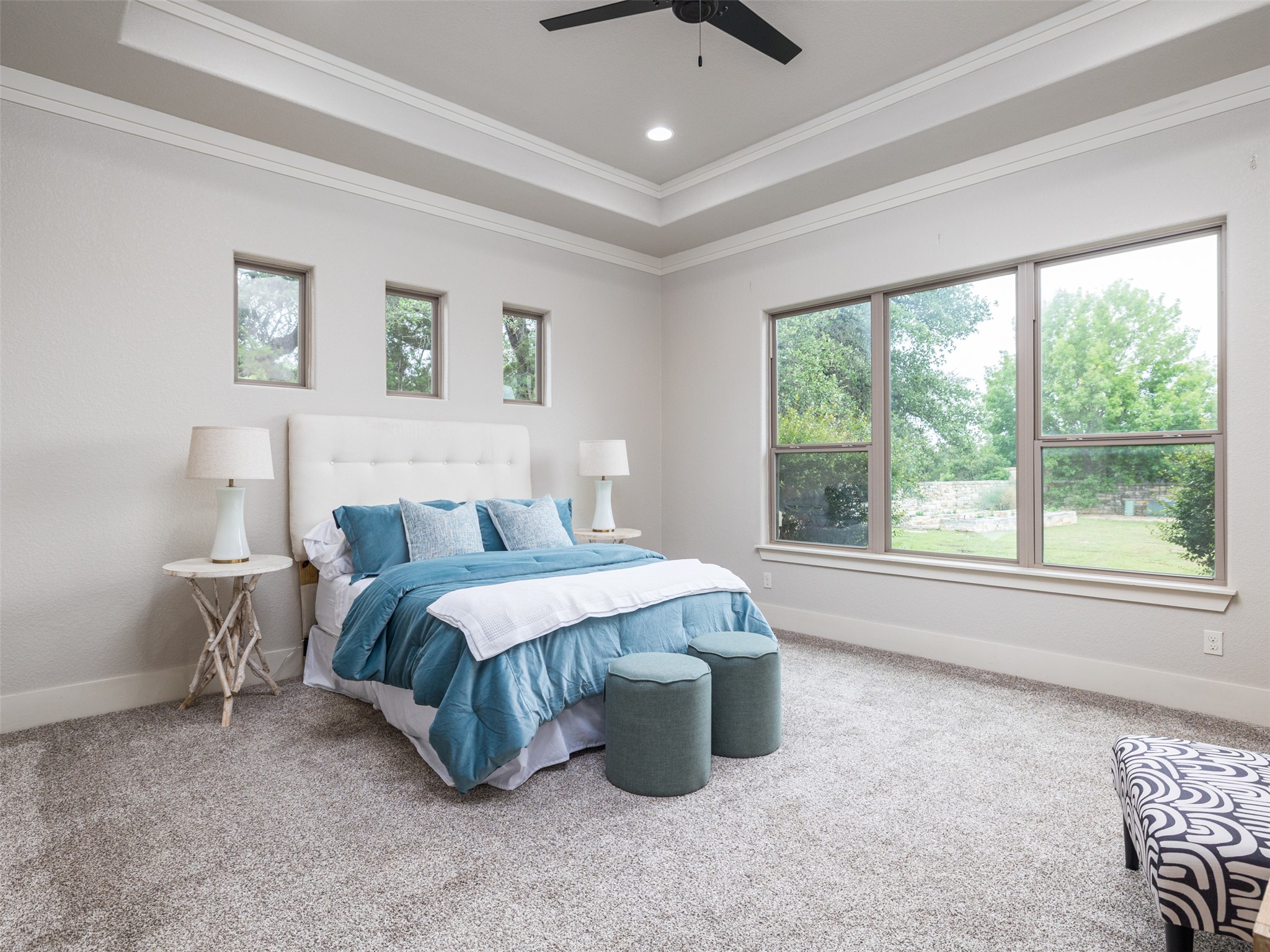 101 Aldea Street Georgetown, TX 78633 - Photo 39 of 40 This MIL floorplan has the primary suite on its own wing overlooking the private backyard.