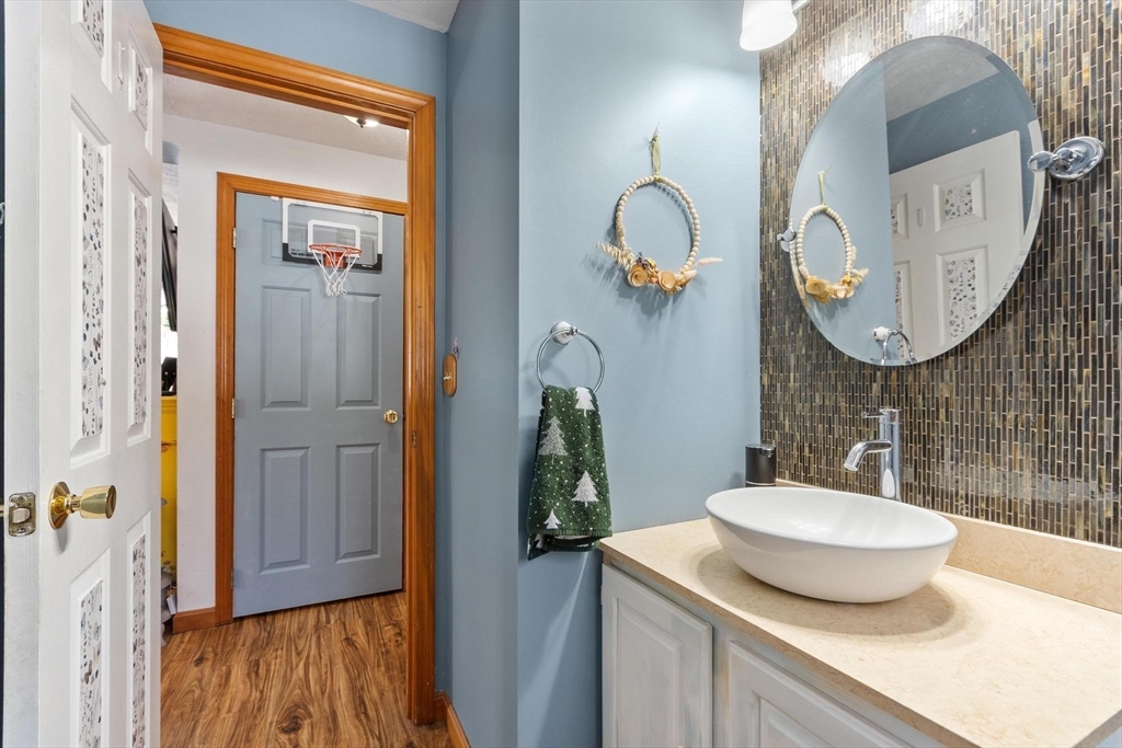 112 Baldwinville State Road Winchendon, MA 01475 - Photo 14 of 42 a bathroom with a sink and a mirror