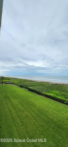 a view of an ocean and beach