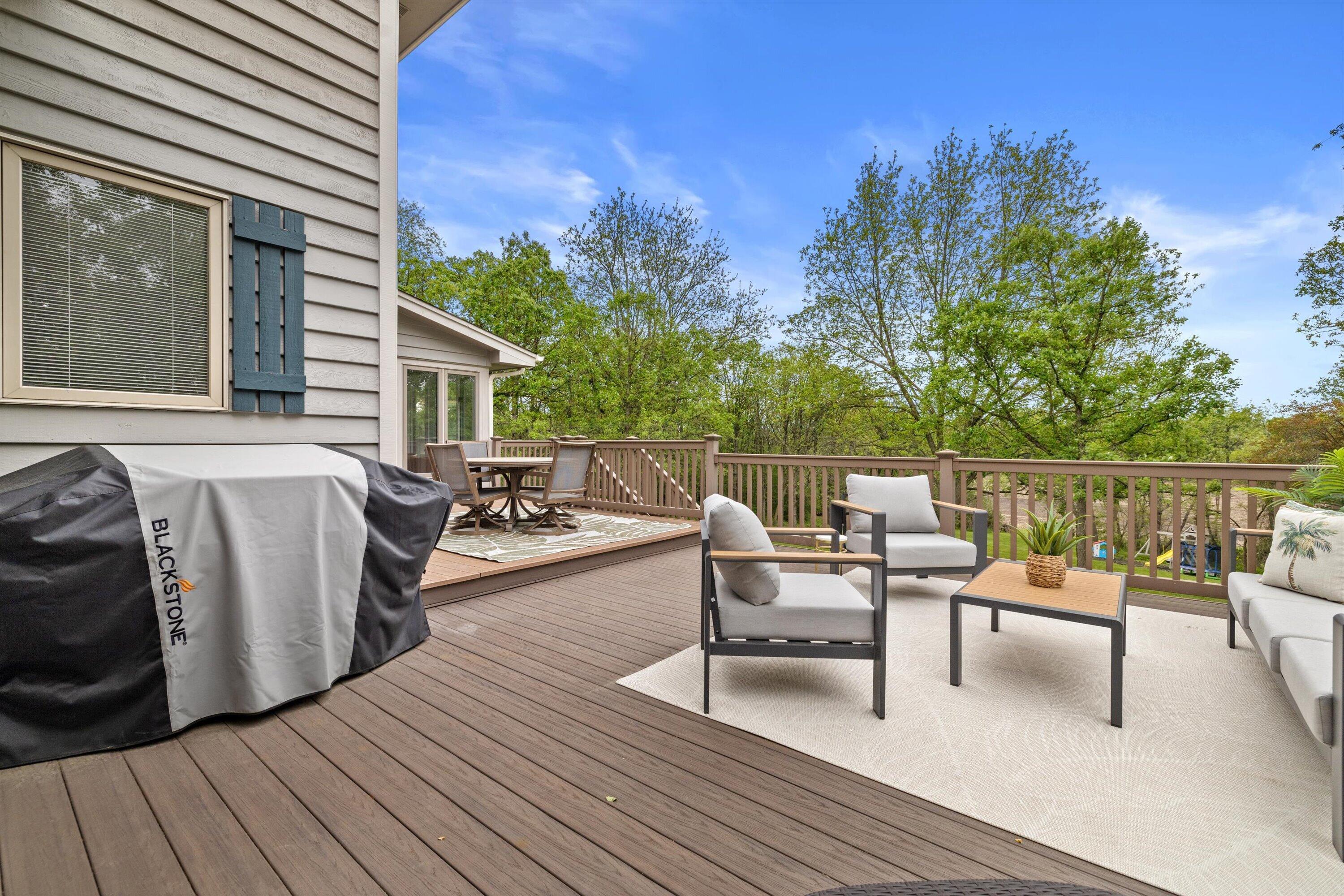 26041 Deer Ridge Trail Norway, WI 53185 - Photo 53 of 58 Back Deck