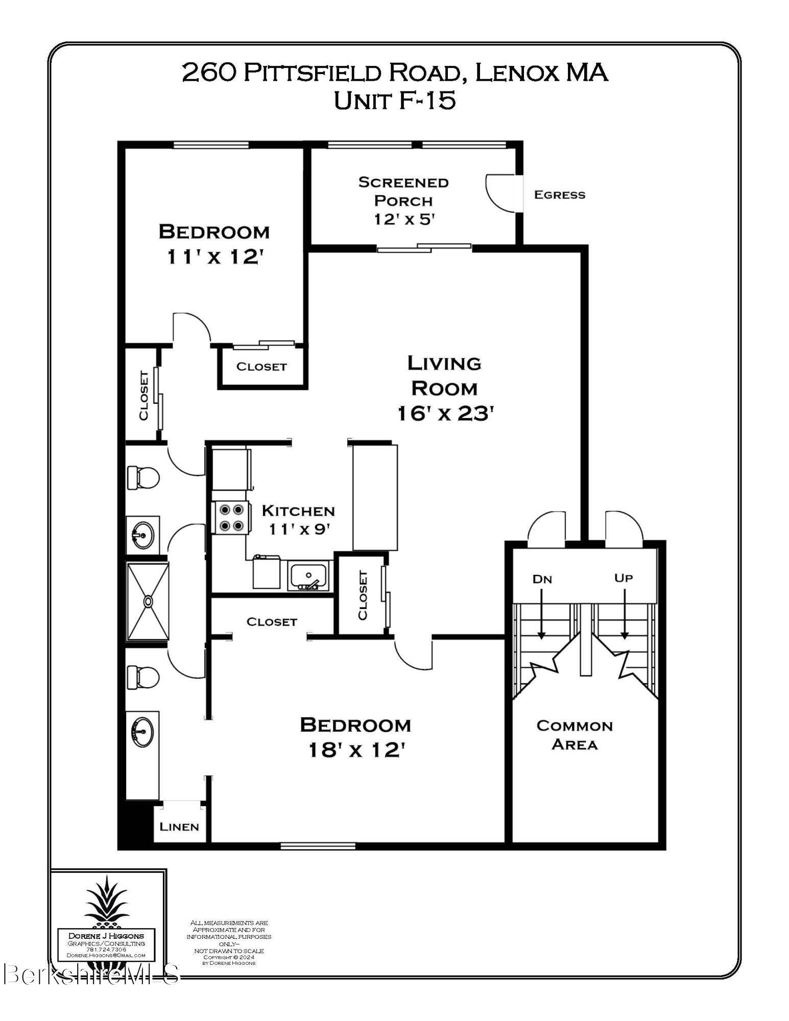 260 Pittsfield Road, Unit F15 Lenox, MA 01240 - Photo 20 of 20 Floor Plan