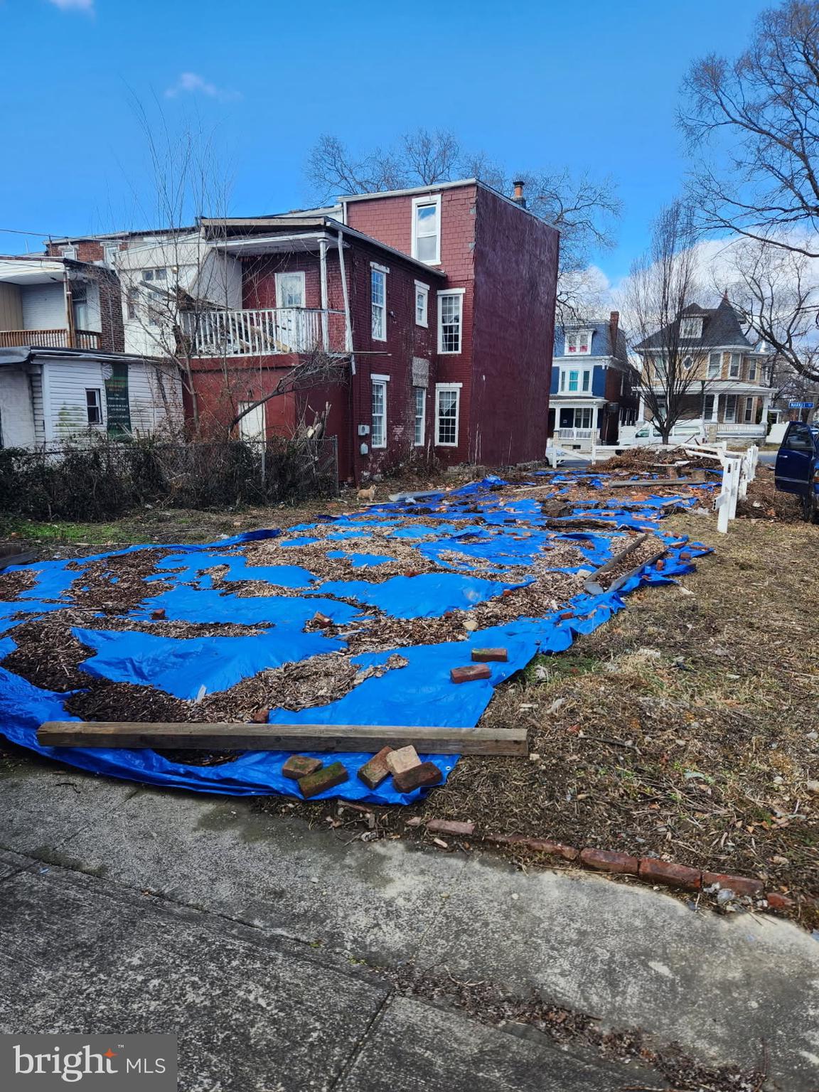 a view of swimming pool with a yard