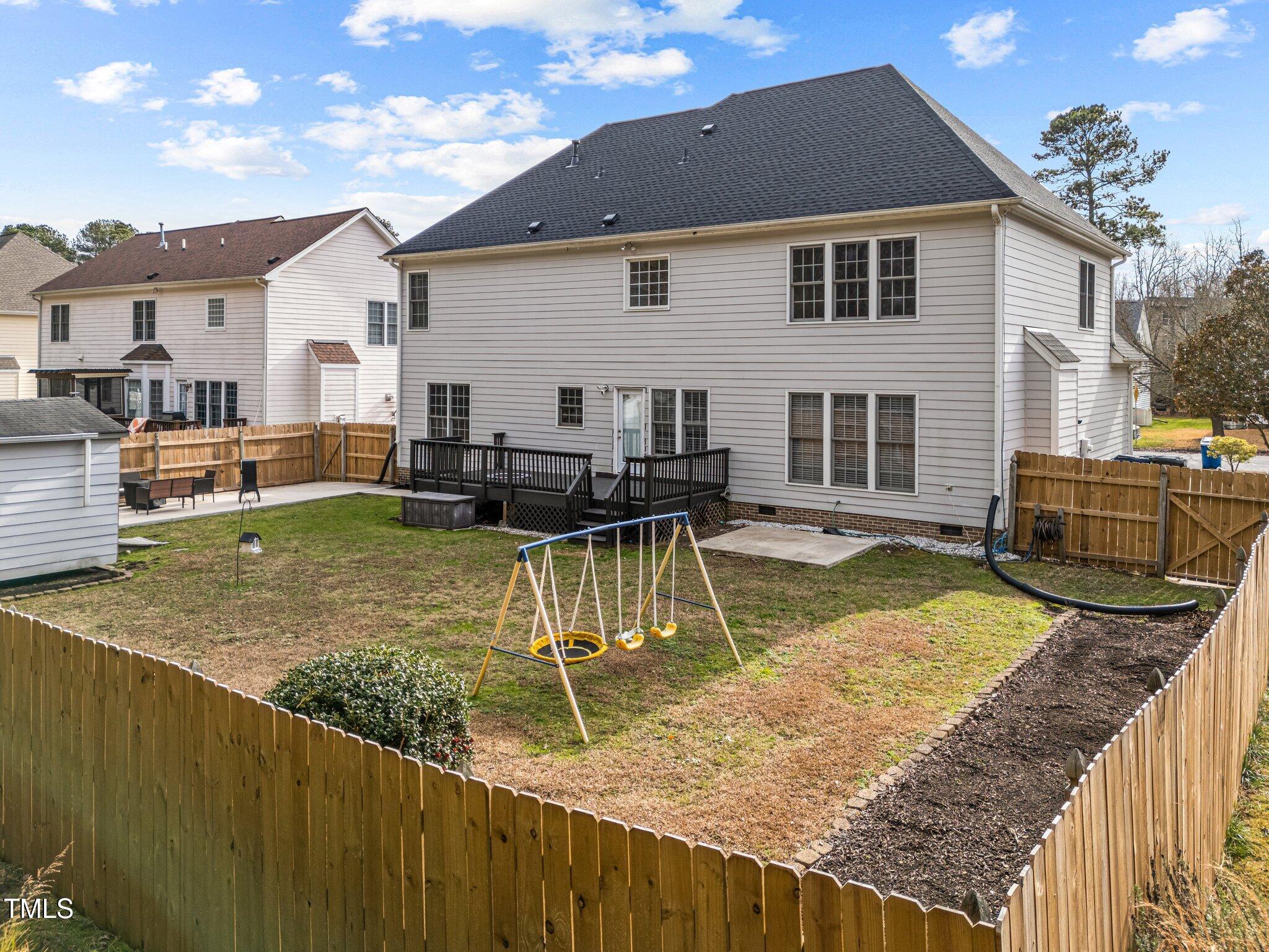 5909 Clarks Fork Drive Raleigh, NC 27616 - Photo 29 of 32 Backyard 2