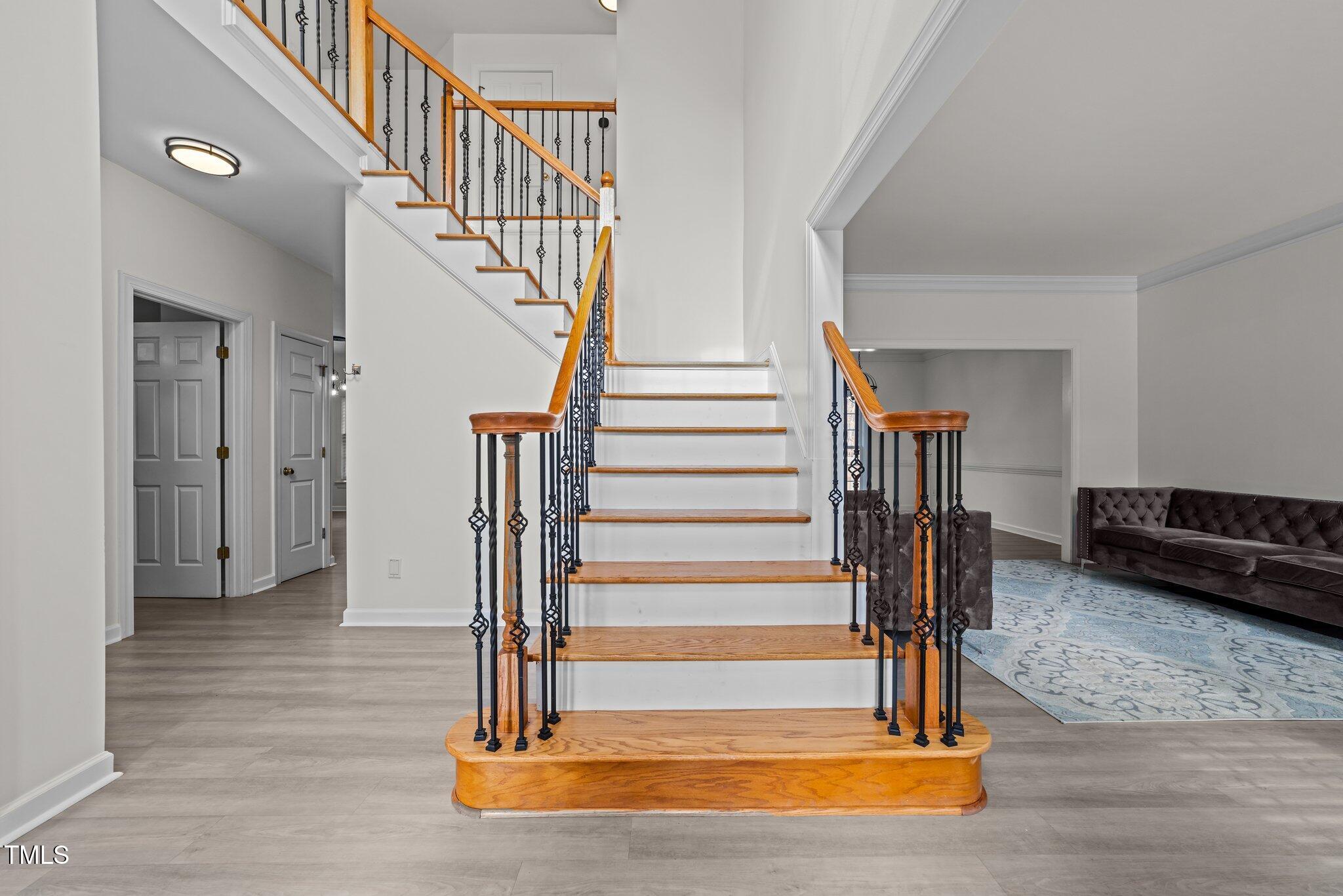 5909 Clarks Fork Drive Raleigh, NC 27616 - Photo 5 of 32 Stairway