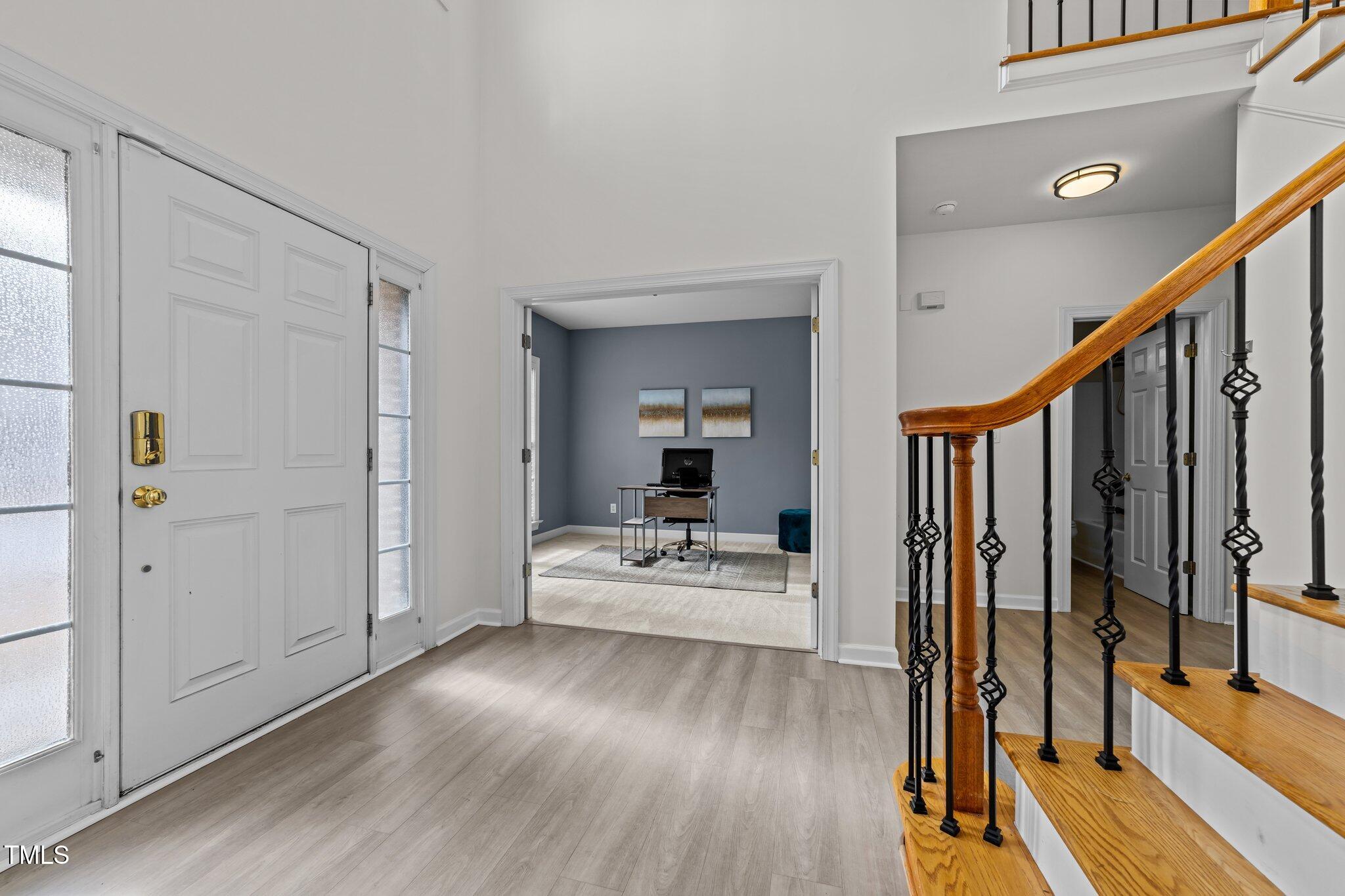 5909 Clarks Fork Drive Raleigh, NC 27616 - Photo 6 of 32 View from Livingroom