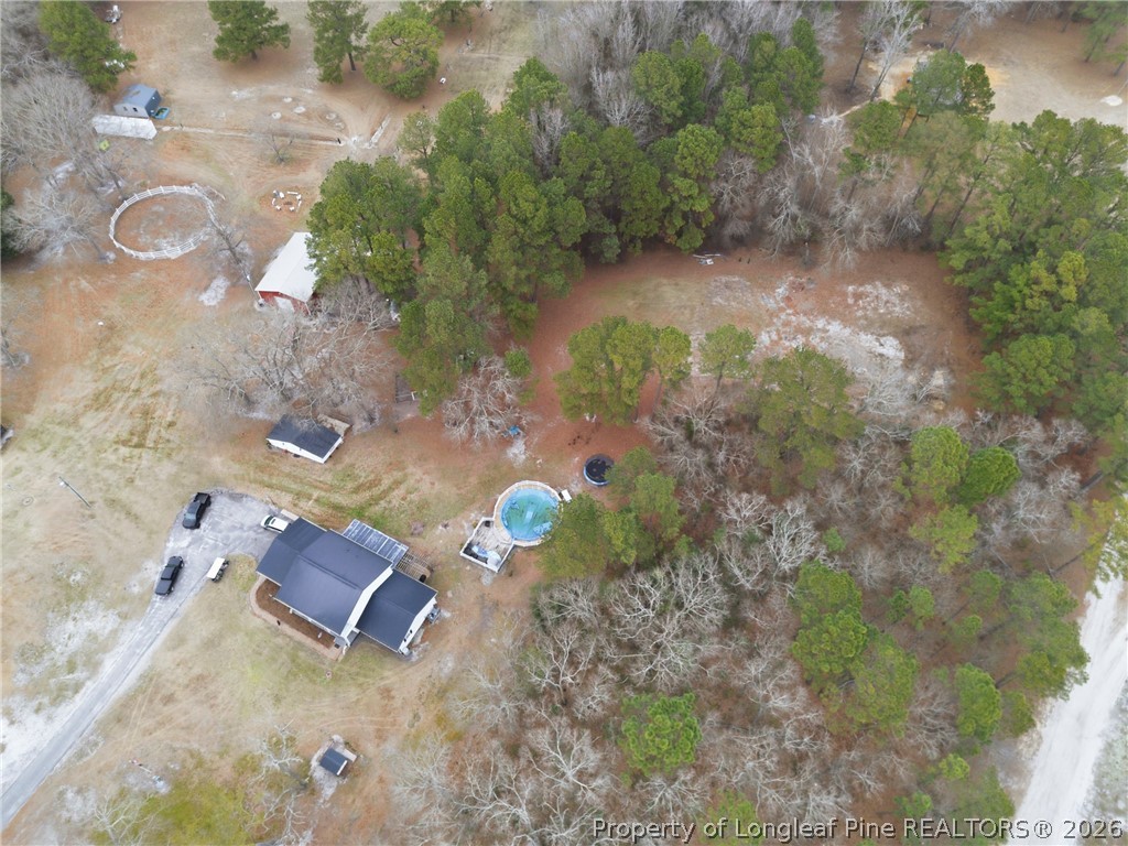 732 County Line Road Roseboro, NC 28382 - Photo 30 of 30 an aerial view of a house with a yard