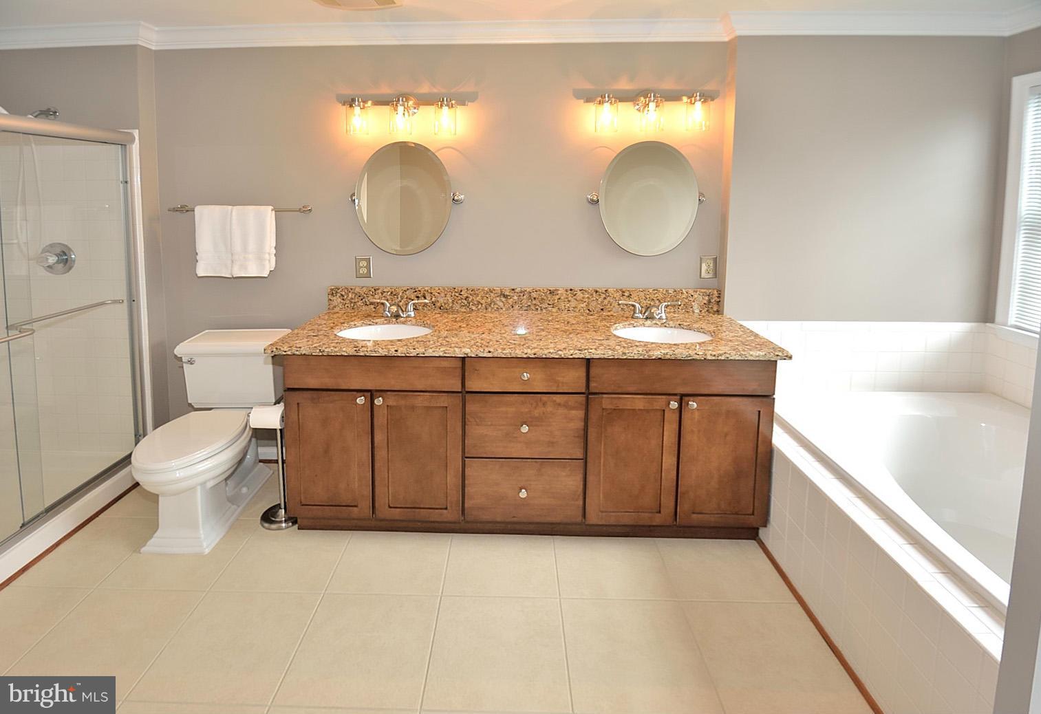 2303 Hurlingham Lane Reston, VA 20191 - Photo 19 of 30 a bathroom with a sink and a mirror