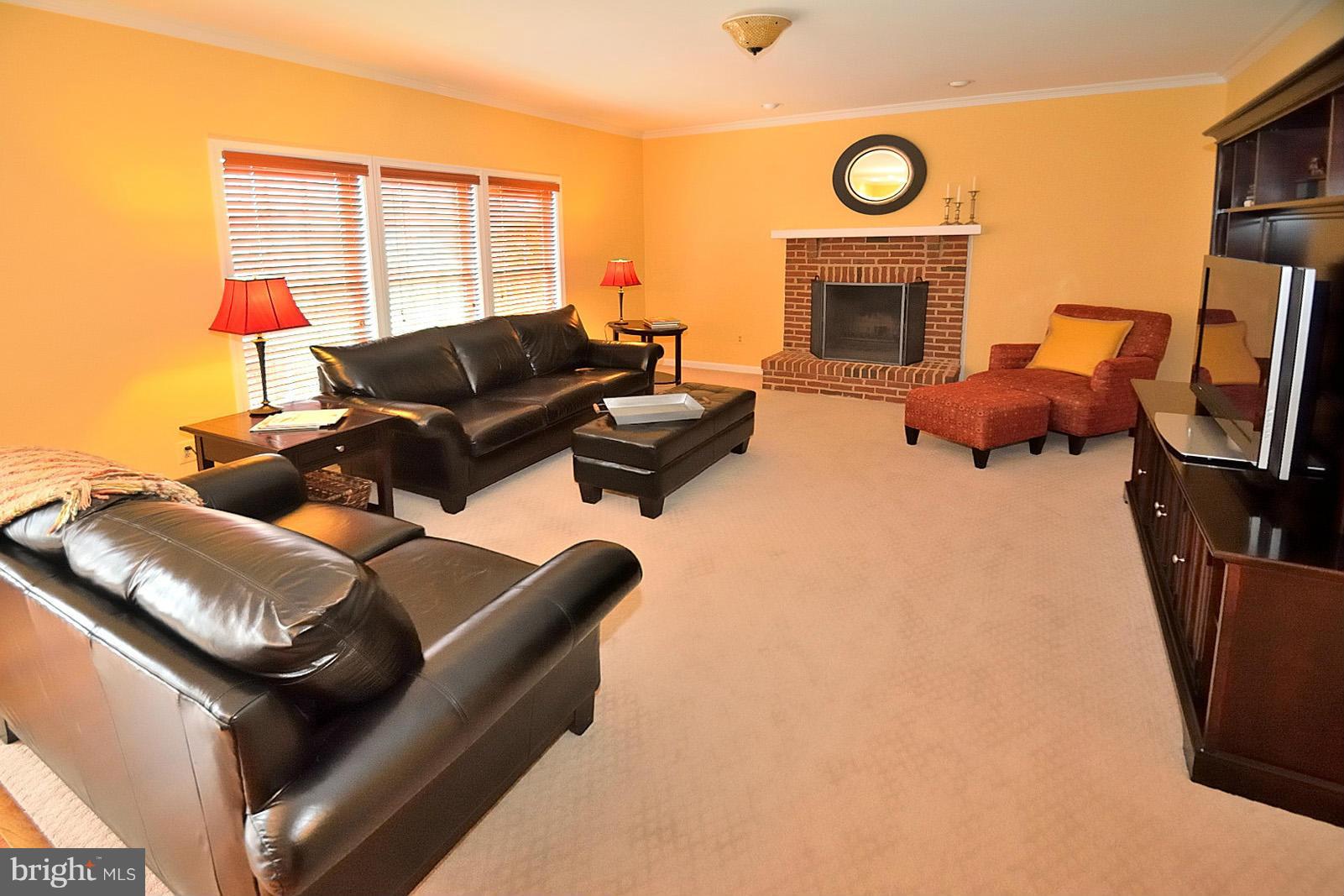2303 Hurlingham Lane Reston, VA 20191 - Photo 10 of 30 a living room with furniture and a fireplace