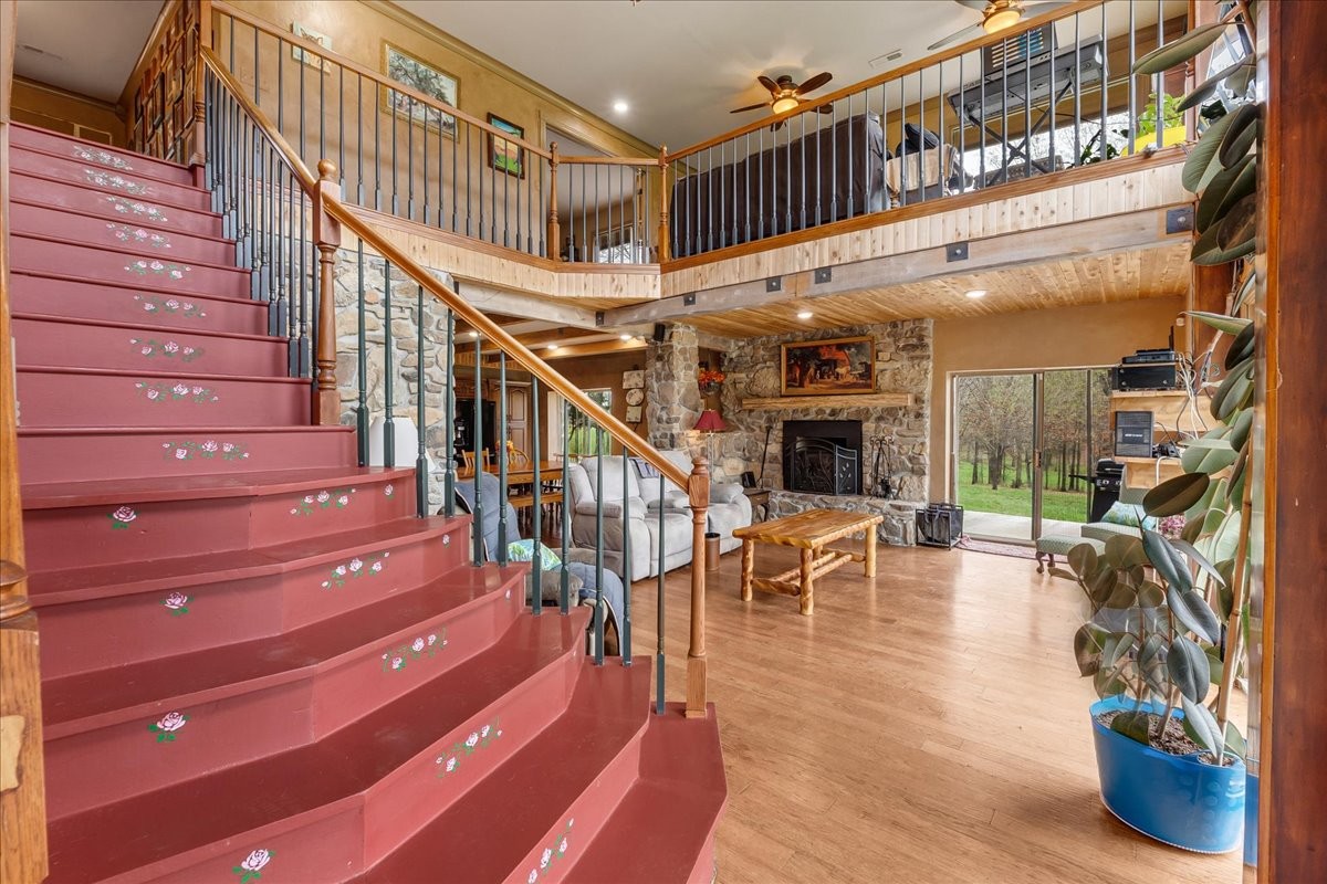 48 Mt Lebanon Road Lawrenceburg, TN 38464 - Photo 35 of 85 a view of entryway livingroom and hall with wooden floor