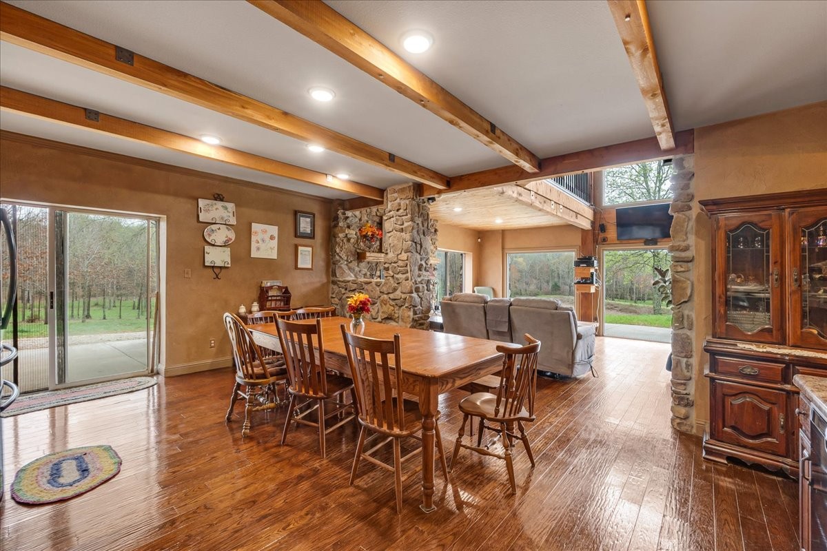48 Mt Lebanon Road Lawrenceburg, TN 38464 - Photo 42 of 85 a view of a dining room with furniture window and outside view