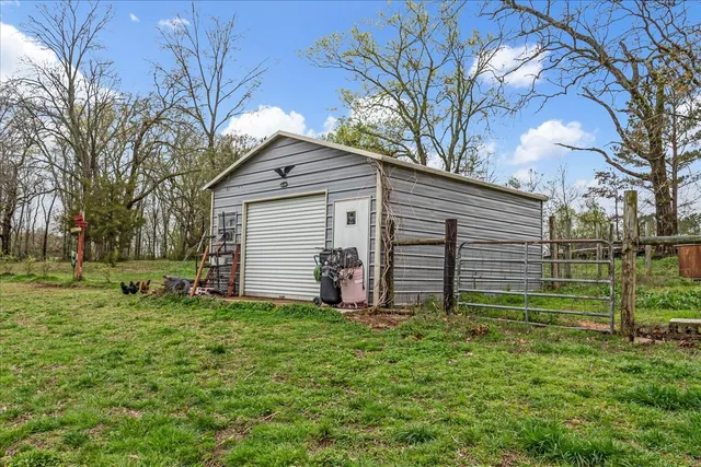 a view of a lake with a mountain in the background