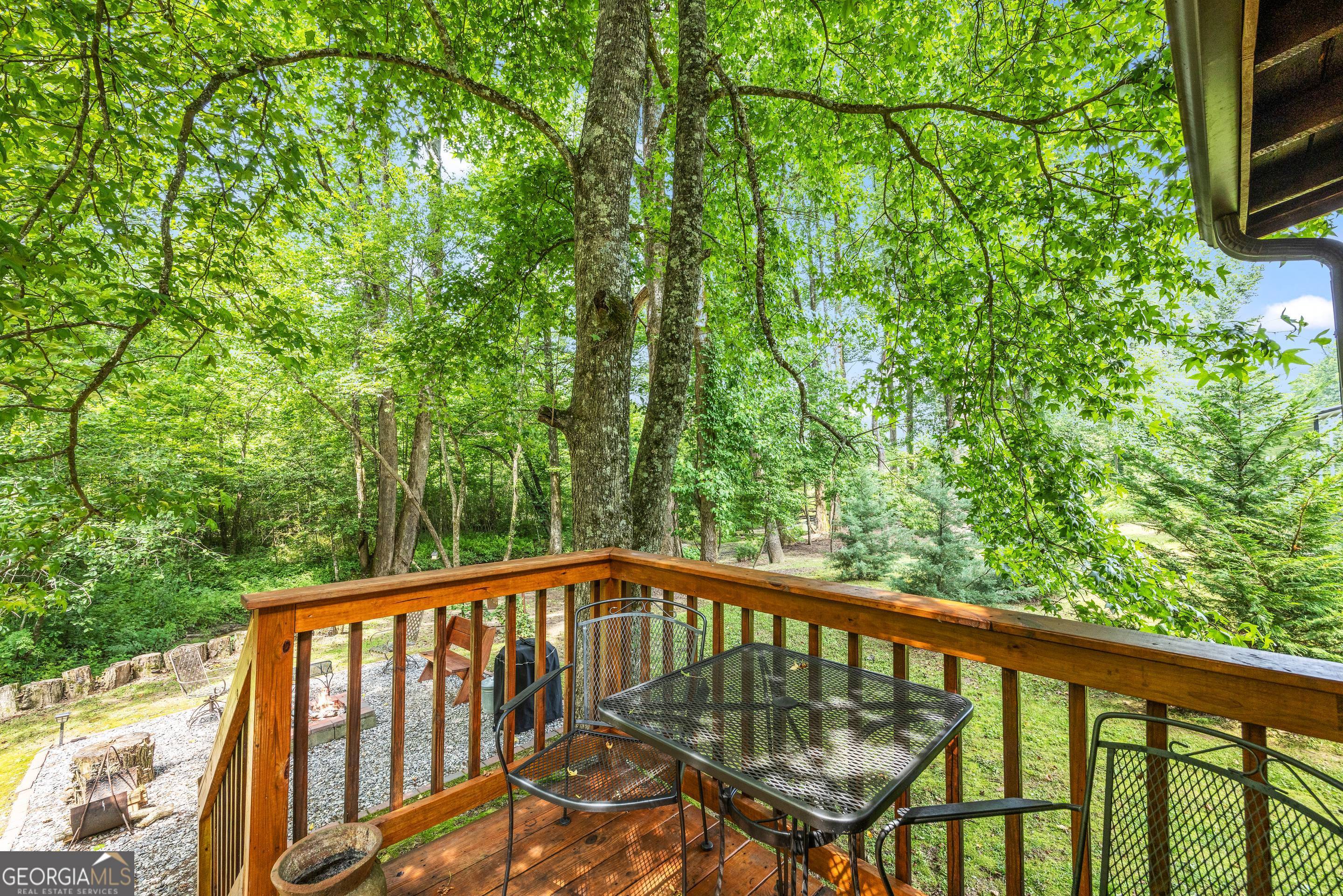 284 Duncan Bridge Road Sautee Nacoochee, GA 30571 - Photo 40 of 69 a view of a balcony with outdoor space