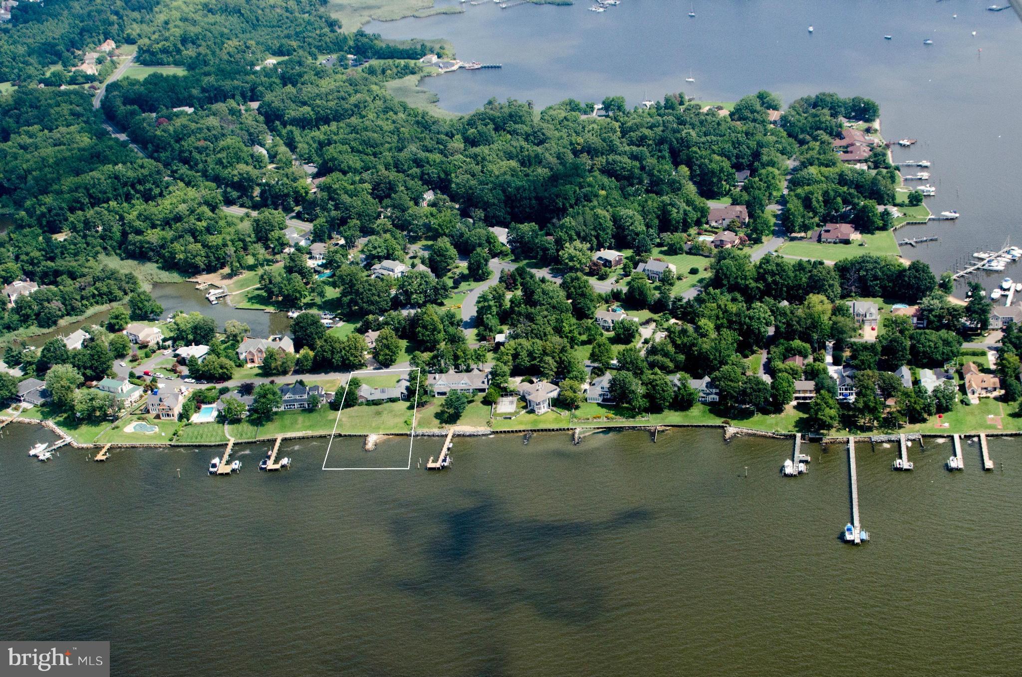 3734 Ramsgate Drive Annapolis, MD 21403 - Photo 1 of 12 Aerial View of House and Watergate Community