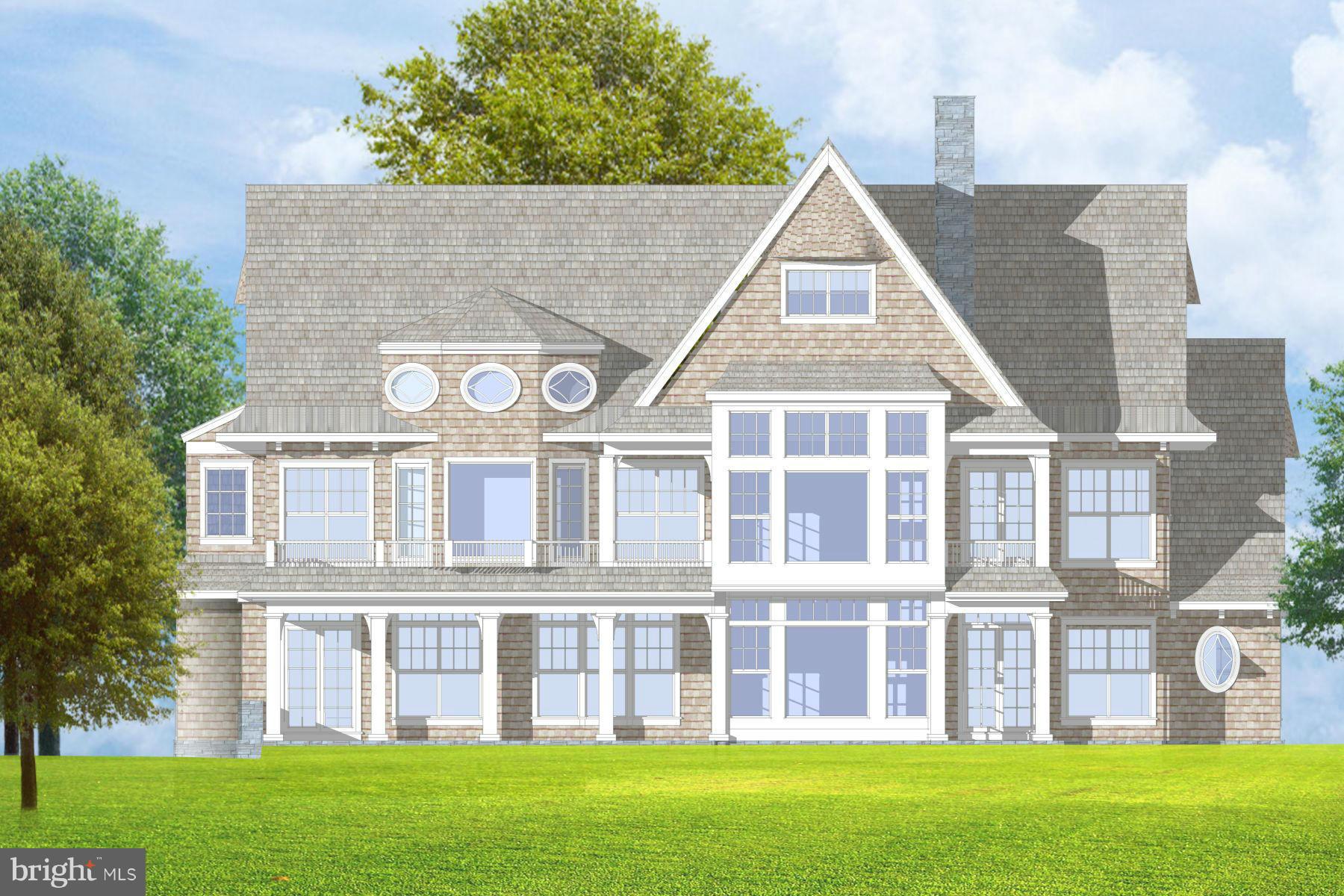3734 Ramsgate Drive Annapolis, MD 21403 - Photo 4 of 12 Proposed Rendering for Classic Shingle Style Home