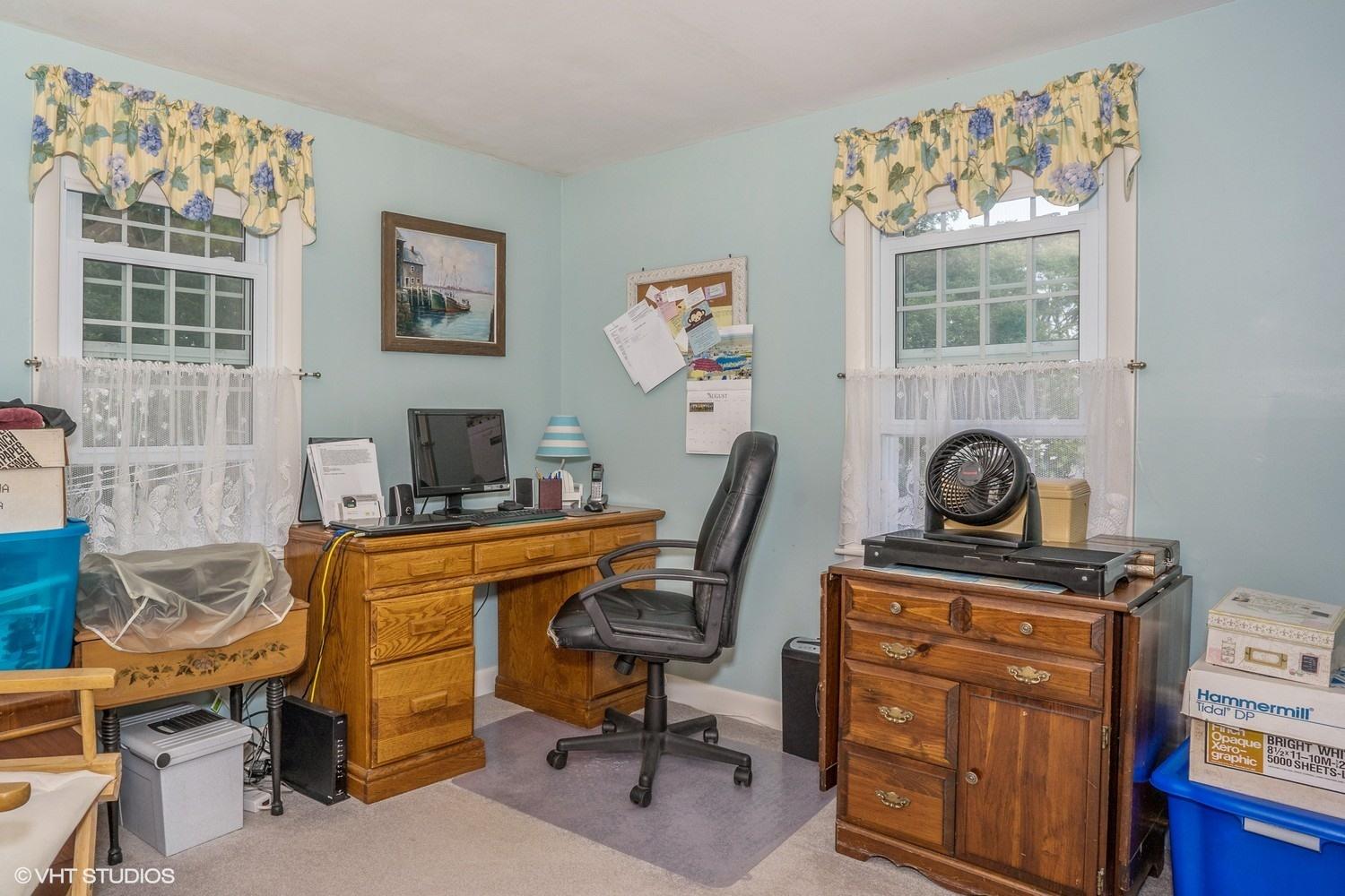 45 Eileen Road Chatham, MA 02633 - Photo 10 of 18 a view of a workspace with furniture and a window