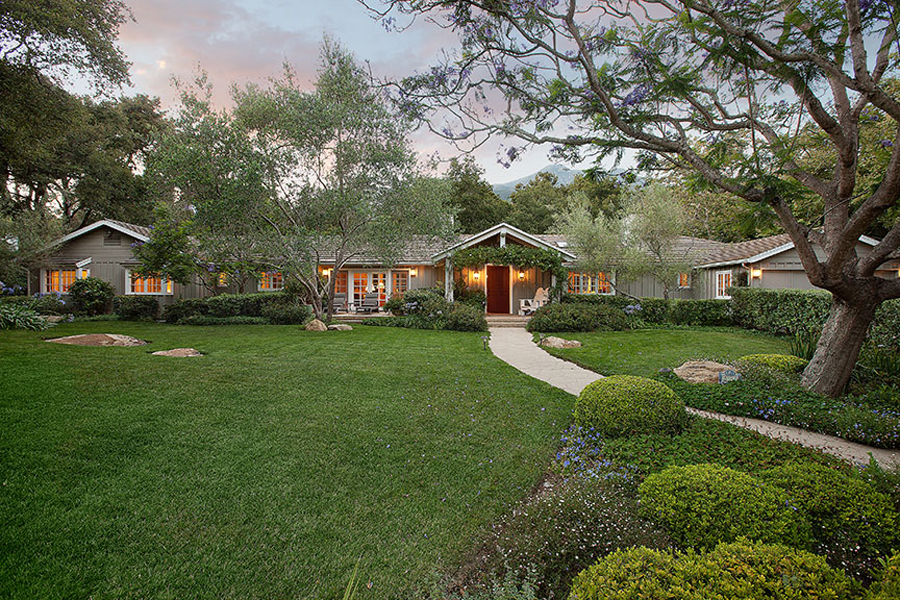2140 Veloz Drive Montecito, CA 93108 - Photo 11 of 16 a front view of house with garden