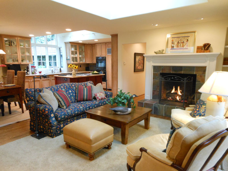 2140 Veloz Drive Montecito, CA 93108 - Photo 2 of 16 a living room with furniture and a fireplace