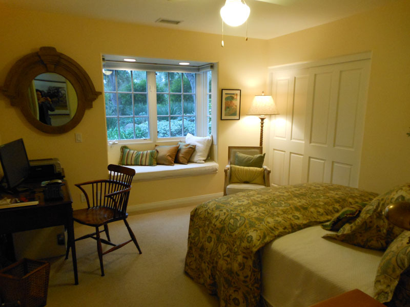 2140 Veloz Drive Montecito, CA 93108 - Photo 9 of 16 a bedroom with a bed and a large window