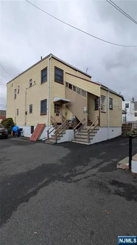 a view of road with card