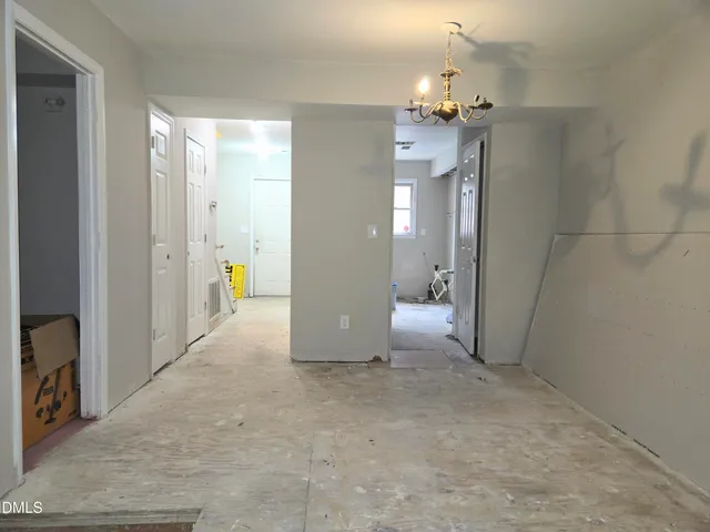 a wall with a painting on the wall