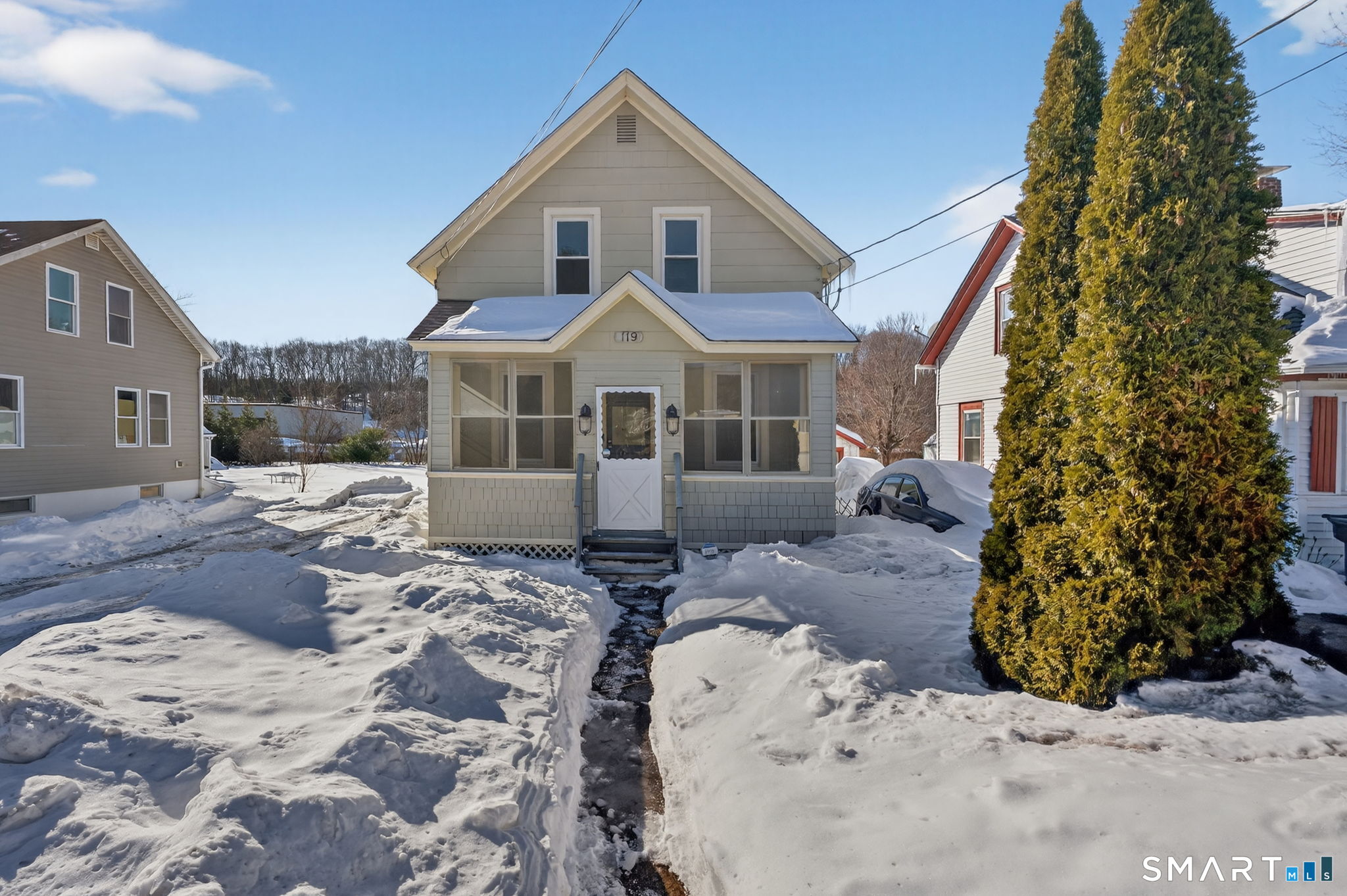 119 Taftville-Occum Road Norwich, CT 06360 - Photo 2 of 27 a front view of a house with a yard