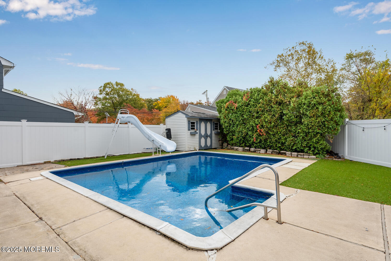 3 Lisa Drive Hazlet, NJ 07730 - Photo 27 of 30 a swimming pool with outdoor seating and yard