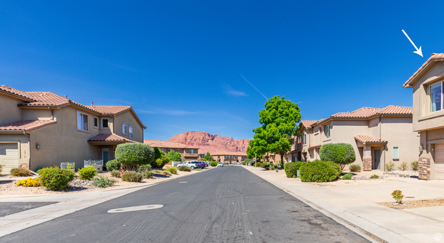 2484 Manzoni Road Santa Clara, UT 84765 - Photo 10 of 27 View of asphalt street with a residential view and a mountain view