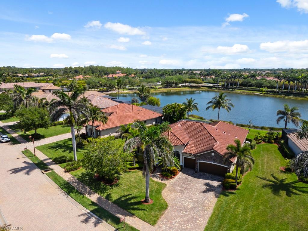 9430 Italia Way Naples, FL 34113 - Photo 41 of 47 Aerial view with a water view