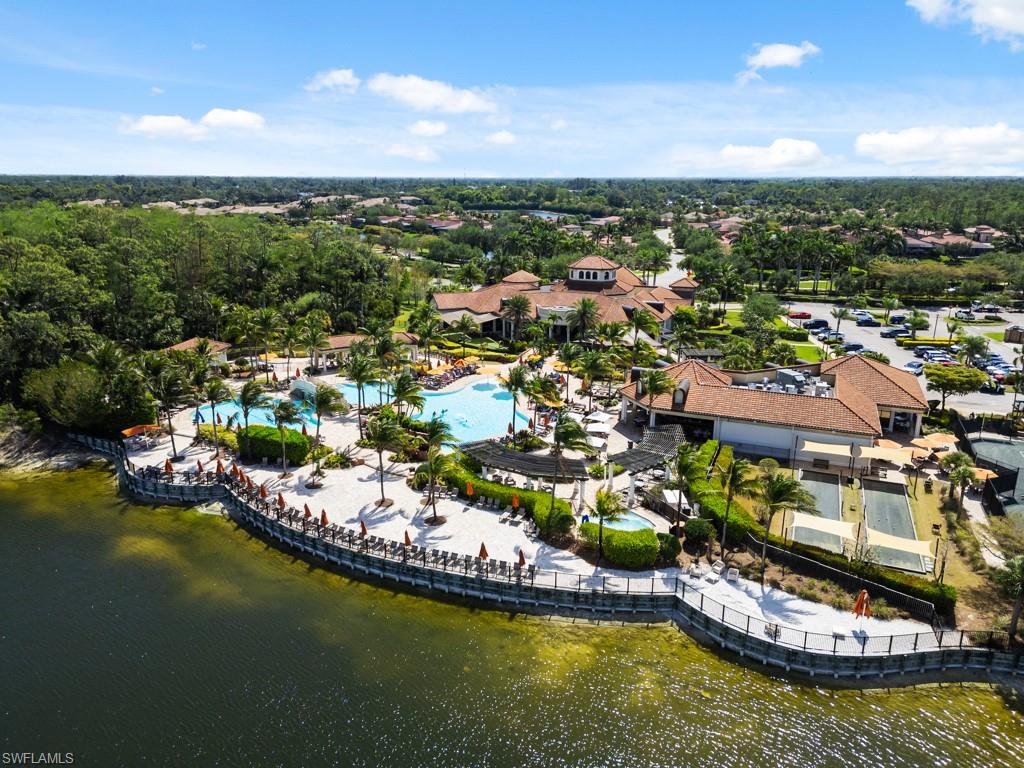 9430 Italia Way Naples, FL 34113 - Photo 45 of 47 Aerial view featuring a water view