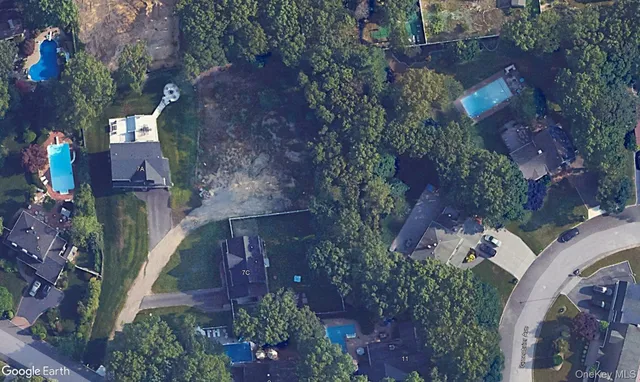 an aerial view of house with outdoor space