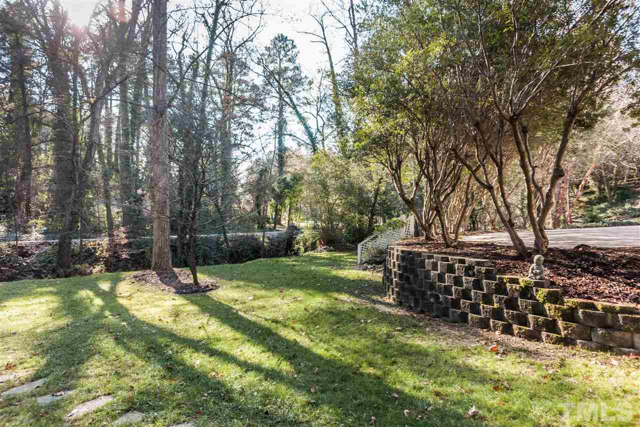 2501 York Road Raleigh, NC 27608 - Photo 25 of 25 Another view of the back yard looking from the basketball court