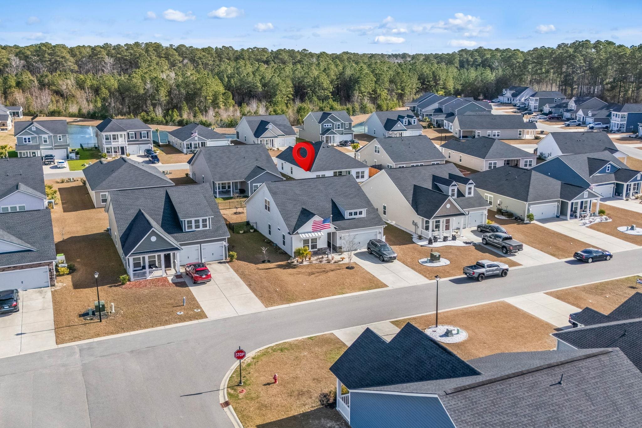 201 Craigflower Court Longs, SC 29568 - Photo 3 of 35 Aerial perspective of suburban area