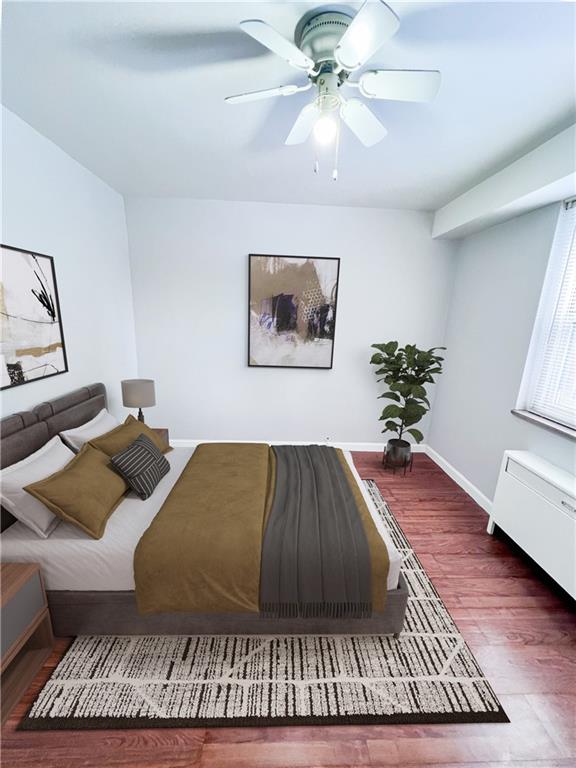 4625 Fifth Avenue, Unit 202 Pittsburgh, PA 15213 - Photo 5 of 28 a bedroom with a bed and a window