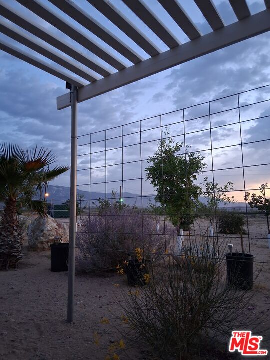 9025 Camp Rock Road Lucerne Valley, CA 92356 - Photo 39 of 54 a view of a porch