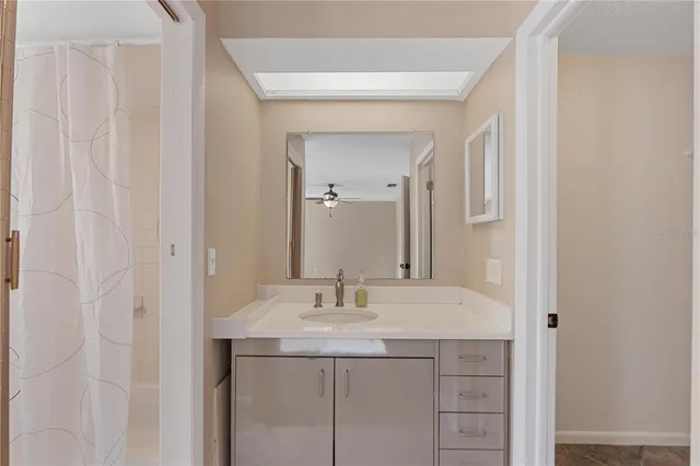 a view of a small space