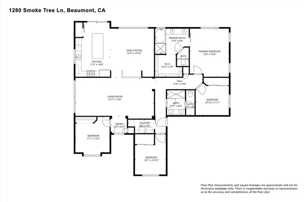 $569,000 | 1280 Smoke Tree Lane, Beaumont, CA 92223