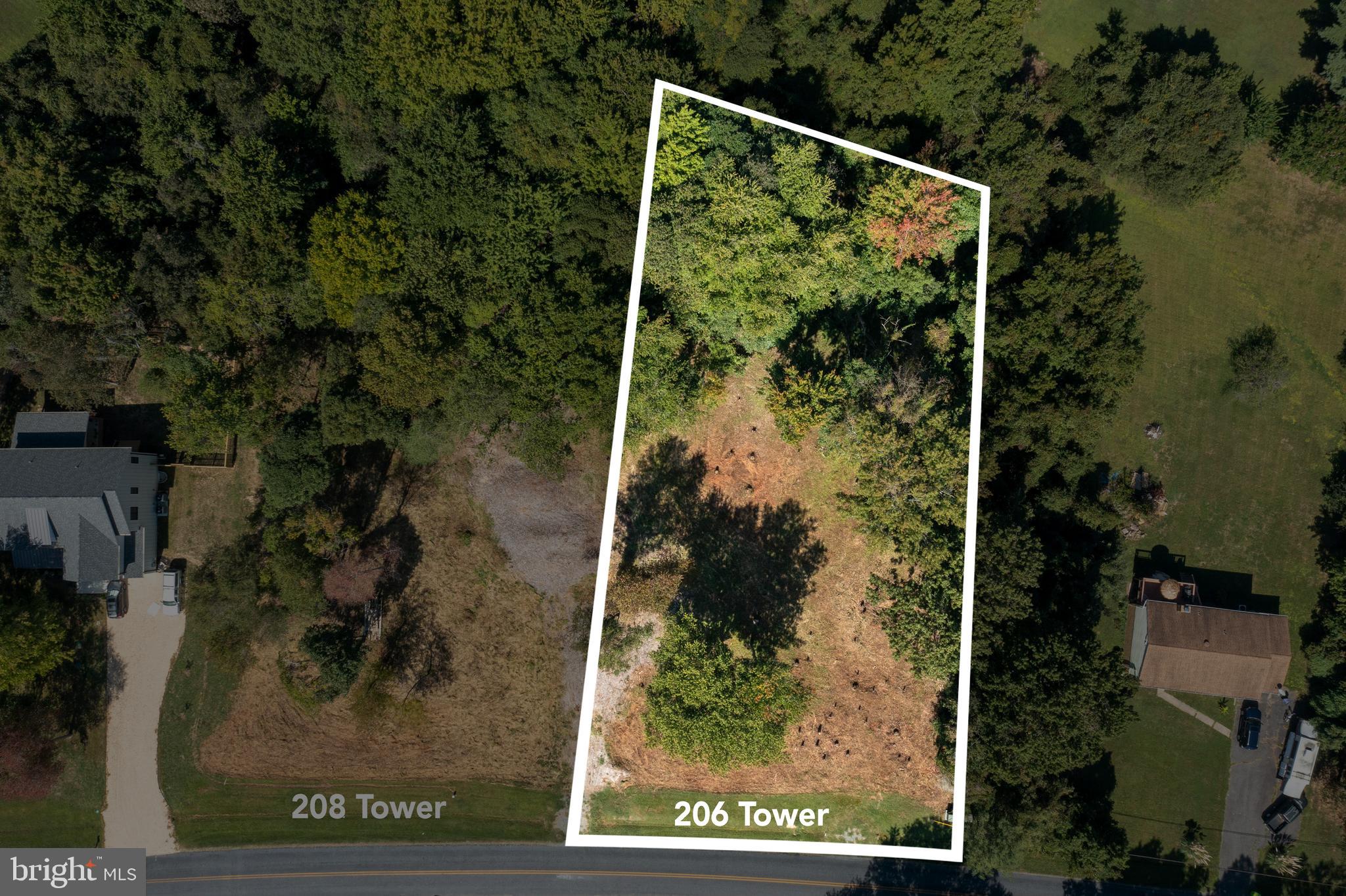 206 Tower Drive Stevensville, MD 21666 - Photo 4 of 9 1 acre lot backs to trees