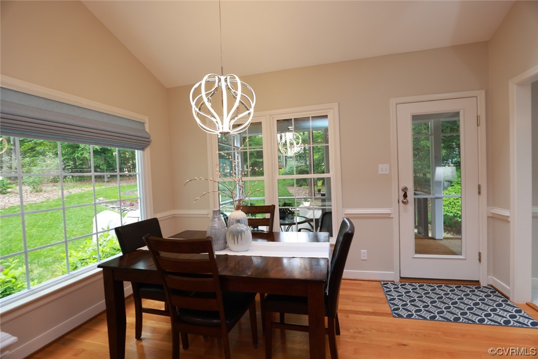 6314 Walnut Bend Drive Midlothian, VA 23112 - Photo 11 of 50 a view of a dining room with furniture window and outside view