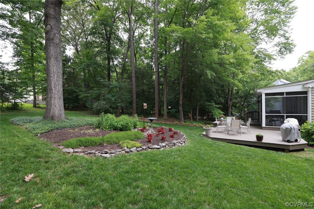 6314 Walnut Bend Drive Midlothian, VA 23112 - Photo 39 of 50 a front view of a house with backyard and sitting area