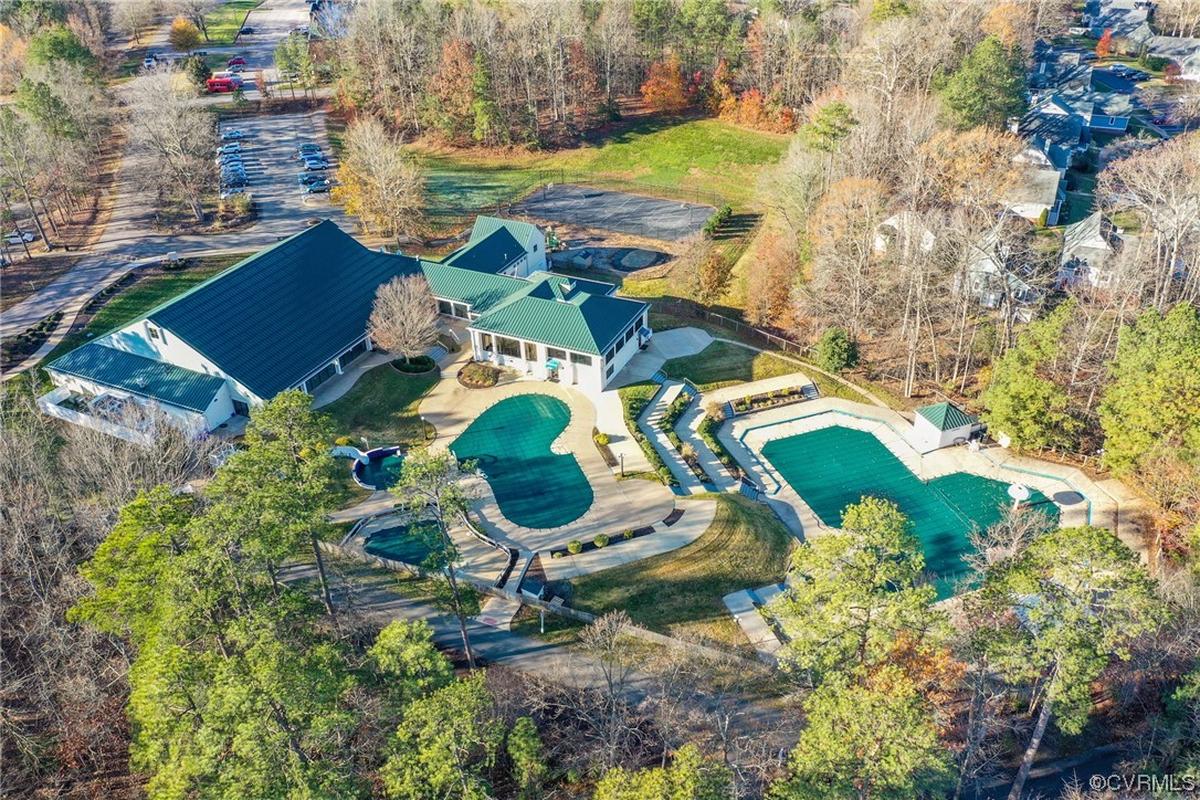 6314 Walnut Bend Drive Midlothian, VA 23112 - Photo 46 of 50 a backyard of a house with a yard and outdoor seating