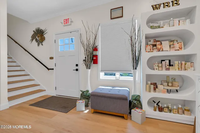 a room with toys and white wall