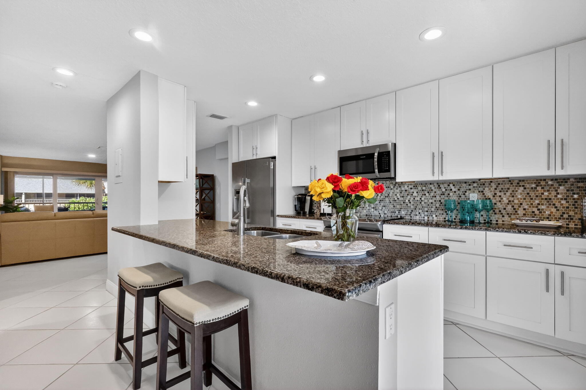 1100 Surf Road, Unit 201 Singer Island, FL 33404 - Photo 28 of 63 Open Kitchen with Peninsula