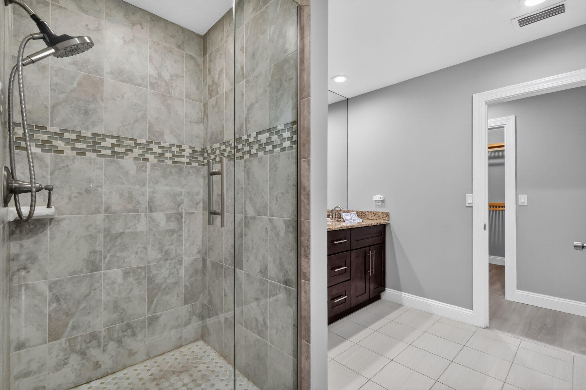 1100 Surf Road, Unit 201 Singer Island, FL 33404 - Photo 43 of 63 Master bath Shower