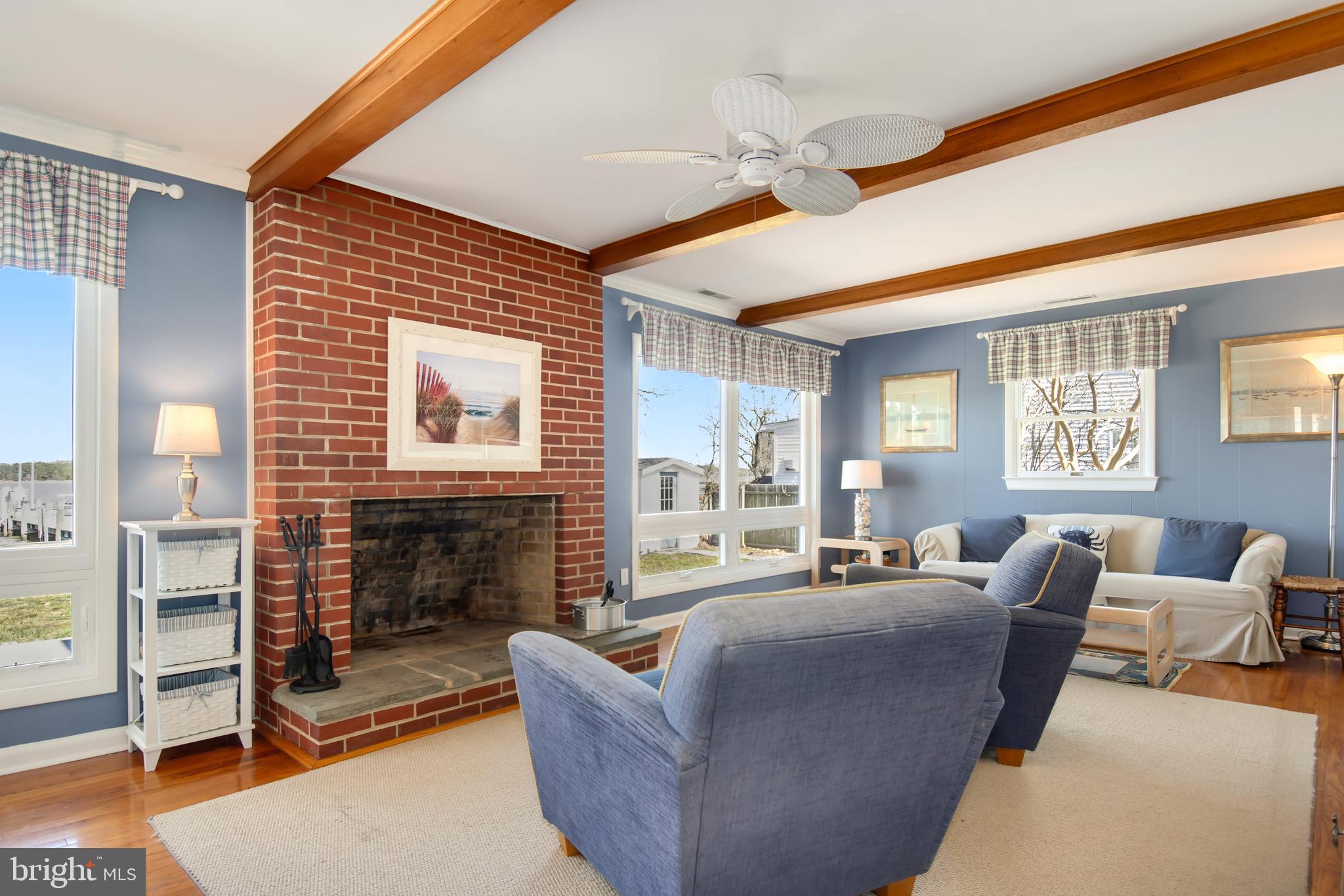 1516 Deep Point Road Woolford, MD 21677 - Photo 14 of 50 Wood burning fireplace