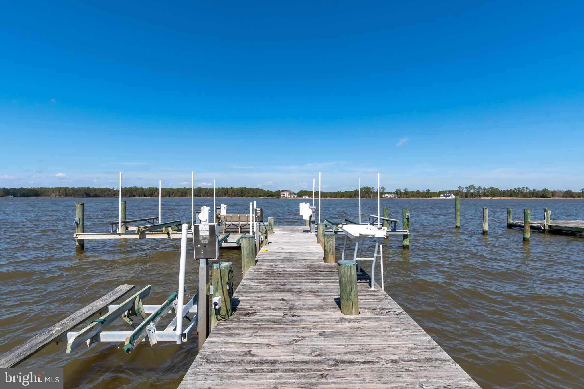 1516 Deep Point Road Woolford, MD 21677 - Photo 32 of 50 Two boat lifts and two PWC lifts