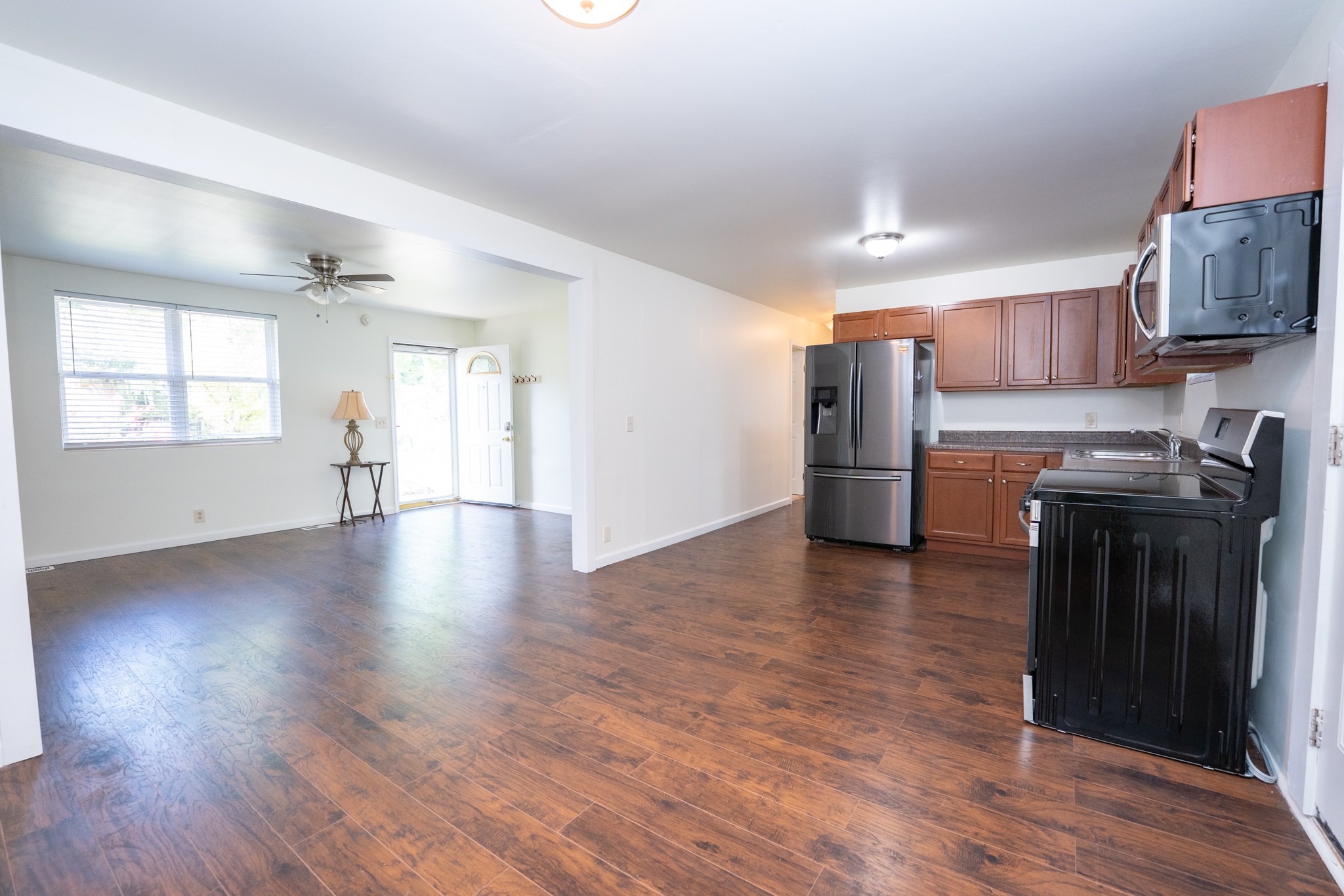 121 Tomarand Road Antioch, TN 37013 - Photo 12 of 34 a view of kitchen with furniture and wooden floor