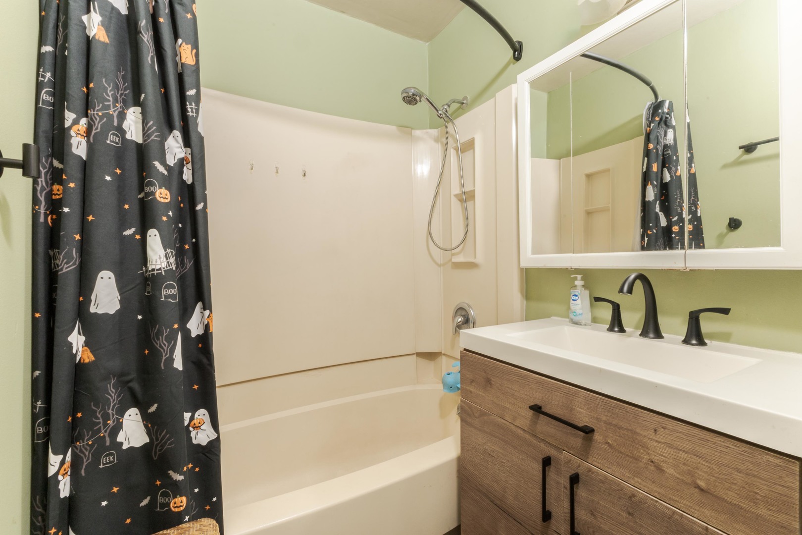 413 East Timber Street Pontiac, IL 61764 - Photo 17 of 36 a bathroom with a sink and a bathtub