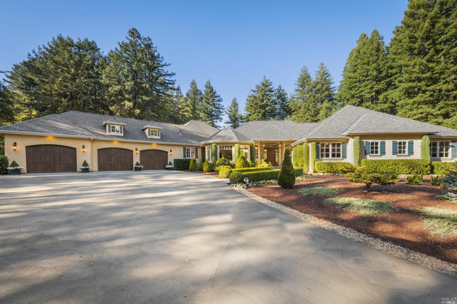 887 Jonive Road Sebastopol, CA 95472 - Photo 1 of 1 a view of a house with a yard and balcony