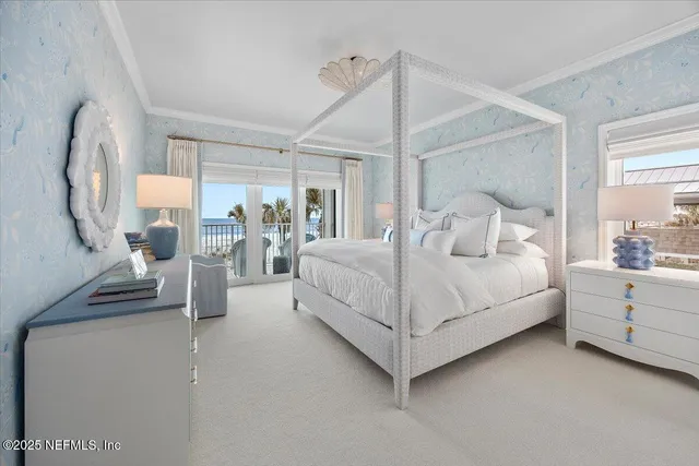 a bedroom with bed and window